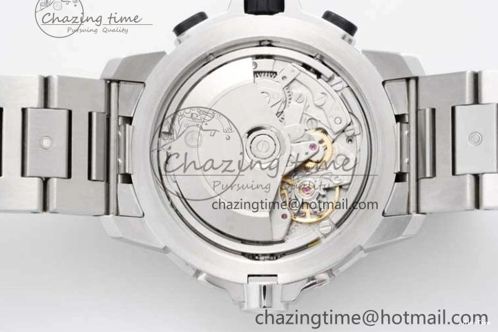 MIROTIME 0205 EasyCare Aquatimer Chrono SS V6SF 1:1 Best Edition Gray Dial on SS Bracelet A 7035